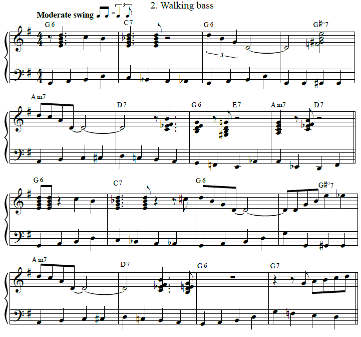 jazz piano sheet music