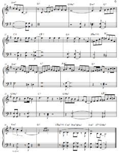 jazz piano sheet music
