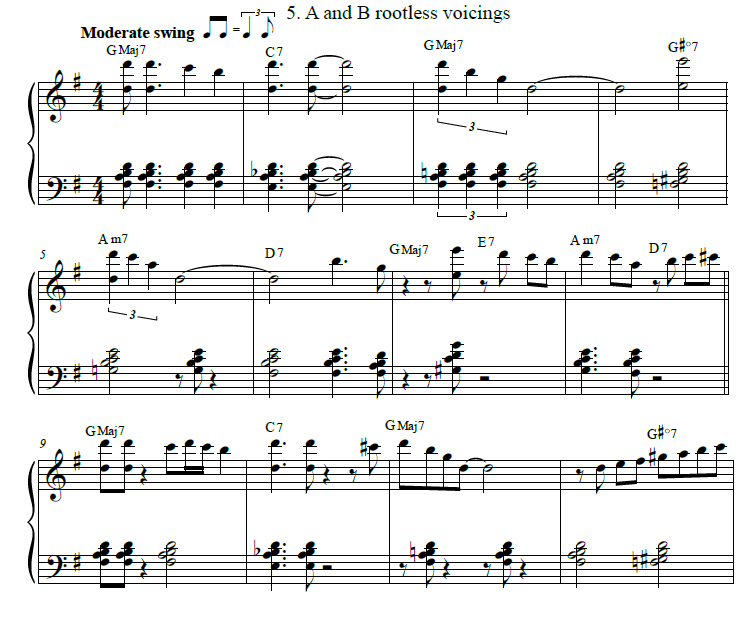 jazz piano sheet music