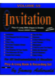 Aebersold - Vol 59 - Invitation Jazz Play Along sheet music