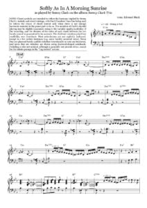 free sheet music download Sonny Clark