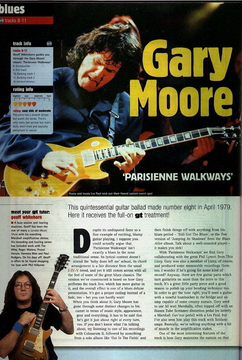 Gary Moore partition gratuite