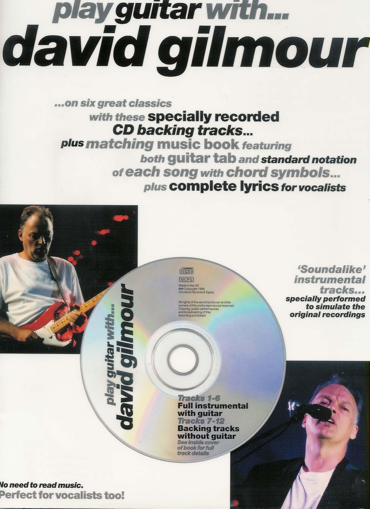 David Gilmour partitions gratuites Noten spartiti partituras