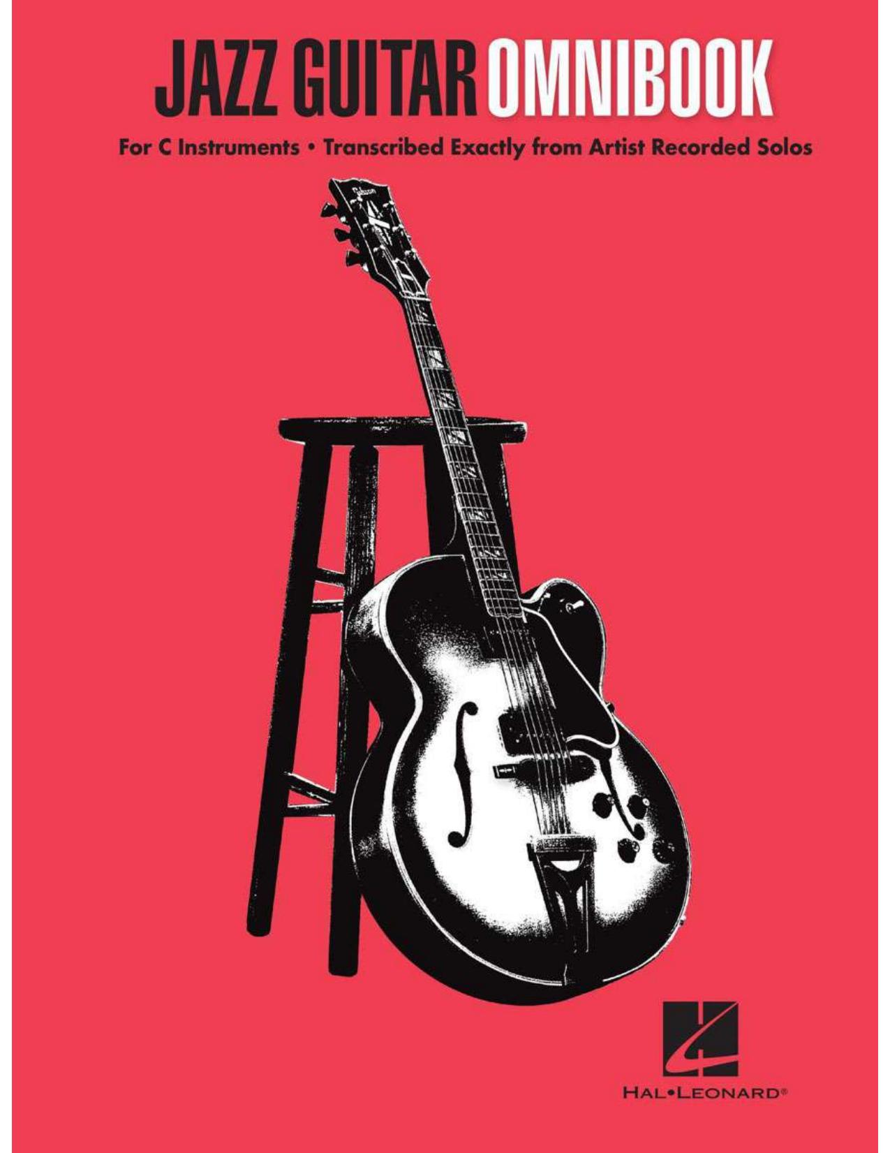 Jazz Guitar Omnibook (New sheet music Nov. 2024)