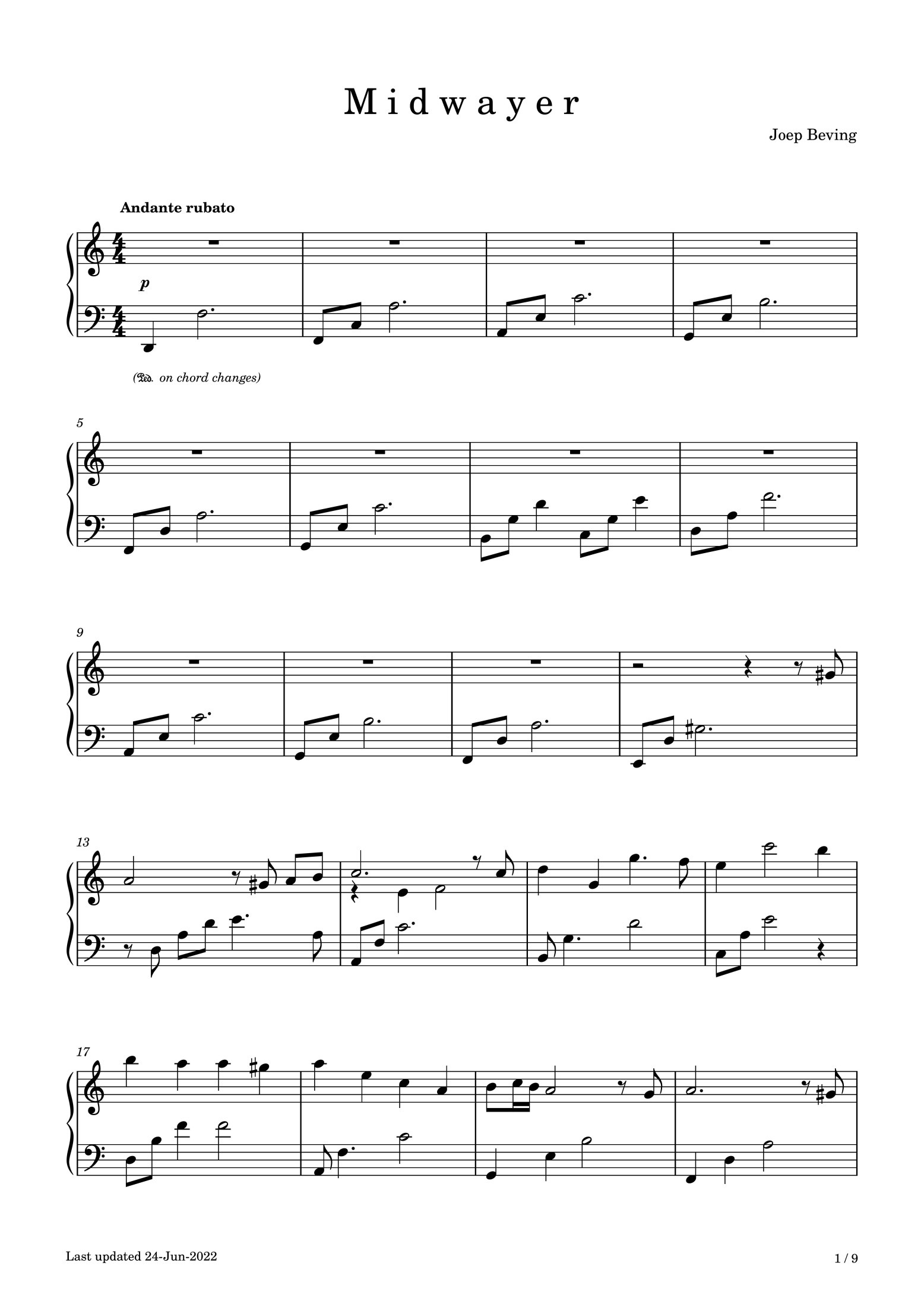 Joep Beving sheet music download partitions gratuites Noten spartiti partituras