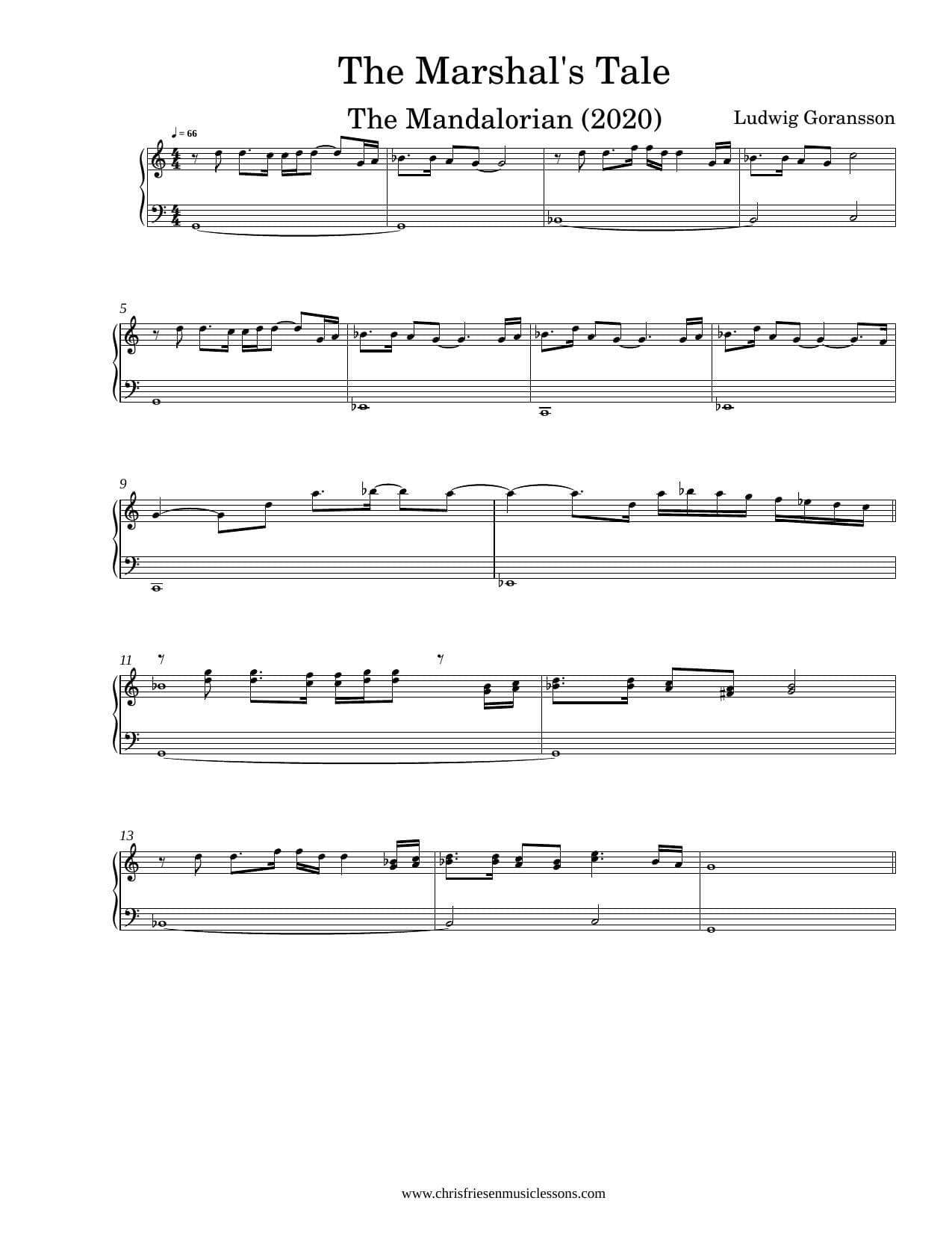 Ludwig Göransson sheet music download partitions gratuites Noten spartiti partituras