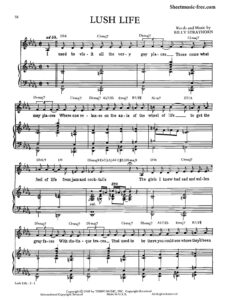 Nat King Cole free sheet music partitura partition noten
