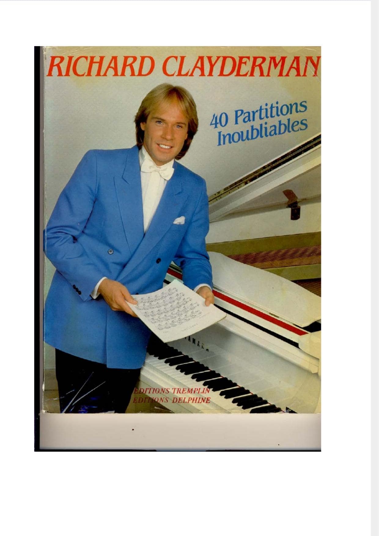 Richard Clayderman free sheet music partitura partition noten