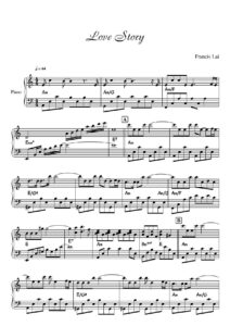 free sheet music partitura partition noten