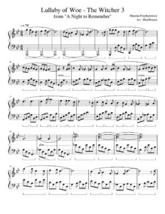 free sheet music partitura partition noten