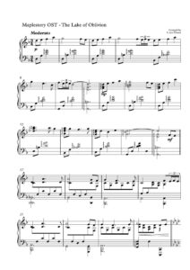 free sheet music partitura partition noten