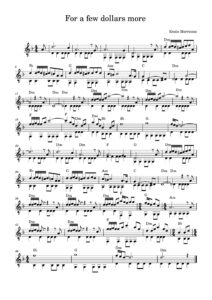 sheet music partitura partition noten spartiti