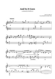 sheet music partitura partition noten spartiti 