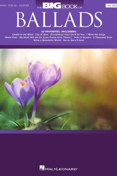 Ballads The Big Book Of Ballads 3rd Edition Piano Vocal Guitar