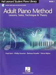 Adult Piano Method Book 1 Lessons, Solos, Technique and Theory Sheet music partitura partition noten spartiti