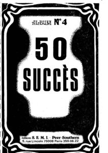 50 Succes Album N 4 Guitar Keyboard and all instruments Editions S E M I